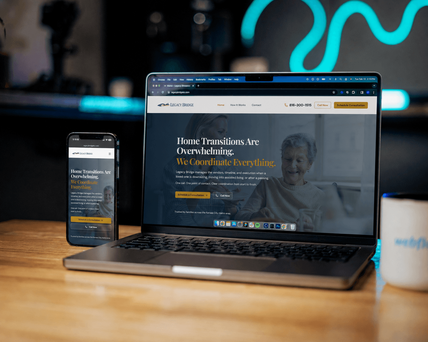 Legacy Bridge KC service business website positioning