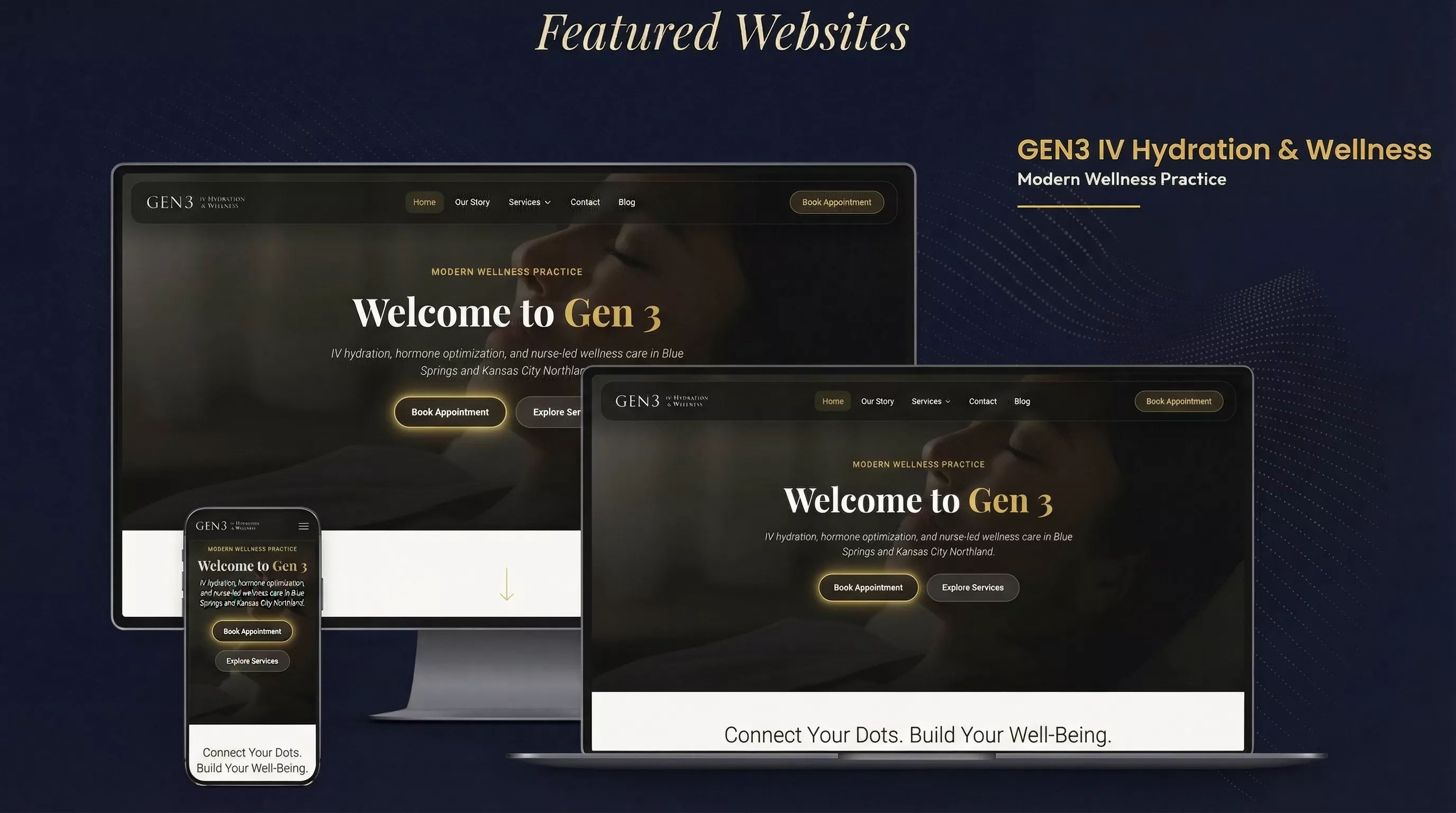 Featured website design 2 by DewBwah Marketing