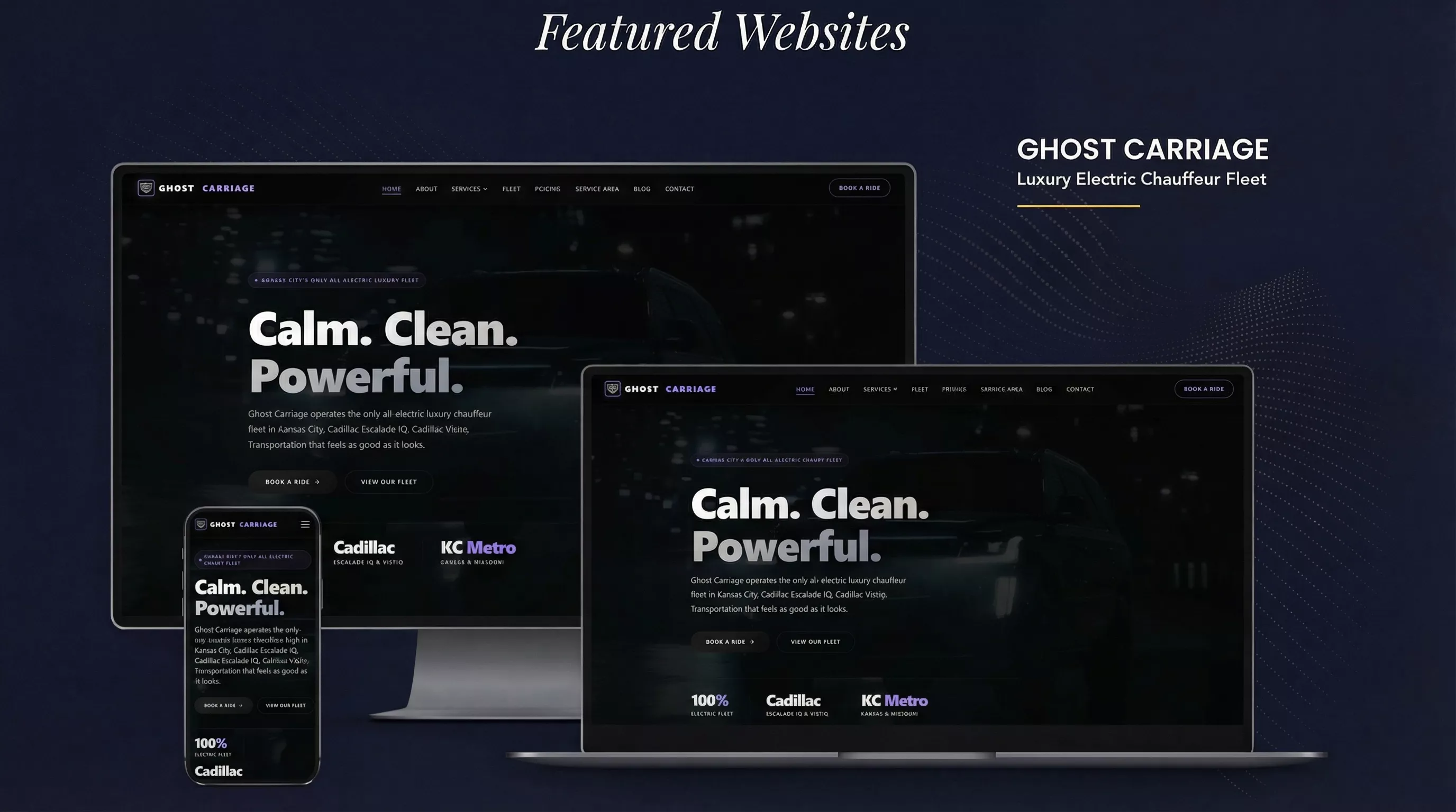 Featured website design 3 by DewBwah Marketing