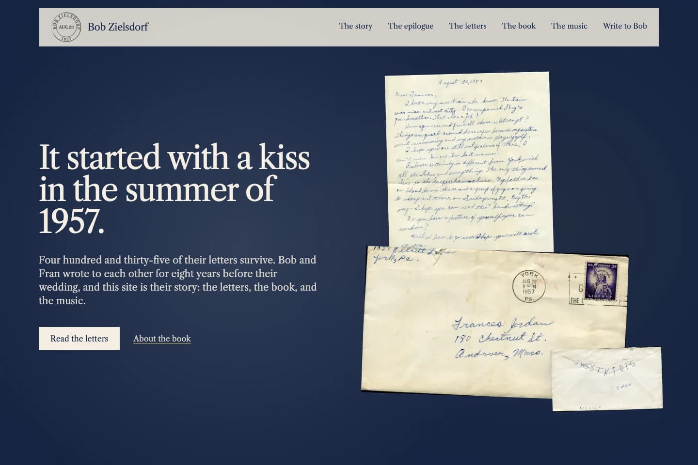 Sealed with A Kiss desktop website captured September 15, 2026